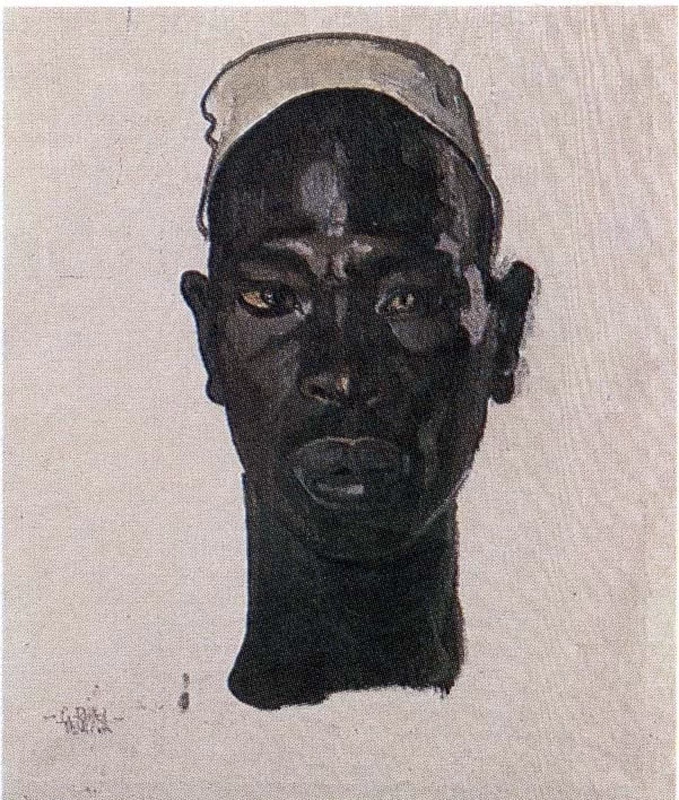 Negro (studio di testa) - Collegio Gesuitico Canopoleno, Sassari